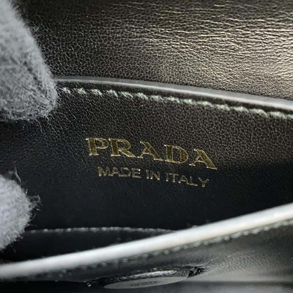 Prada handbag Double Saffiano leather black bag - Picture 12 of 12